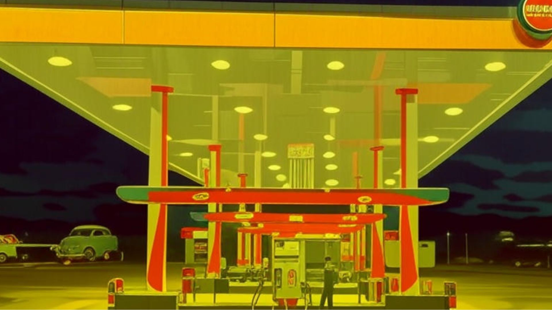 Yellow petrol pumb cpcl mrpl